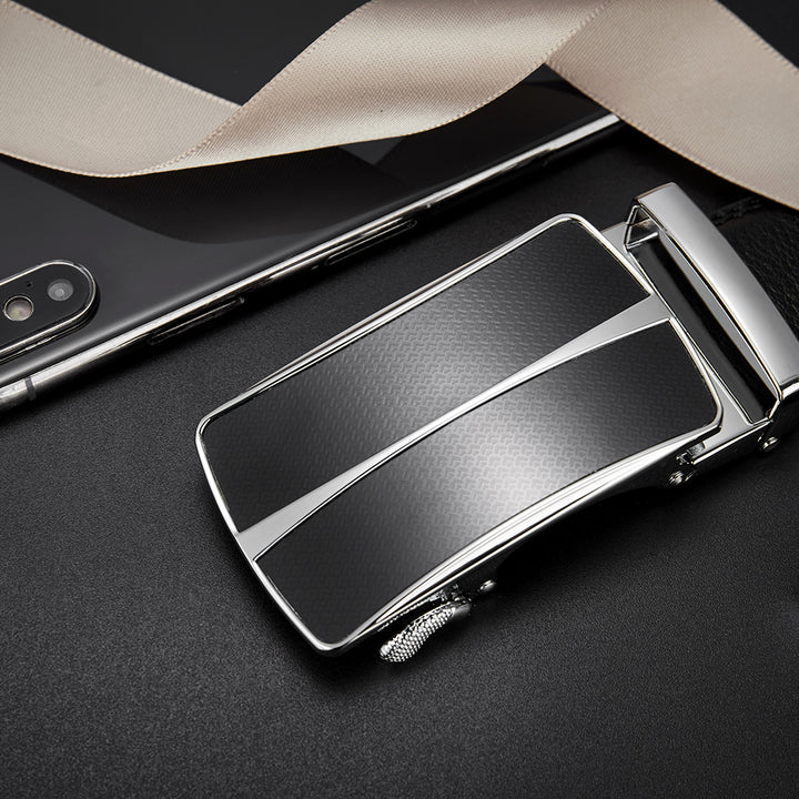 BOSTANTEN Leather Ratchet Dress Belt - BOSTANTEN