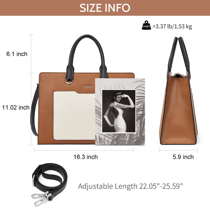 Mizuki Laptop Briefcase For Ladies — Luxury - BOSTANTEN