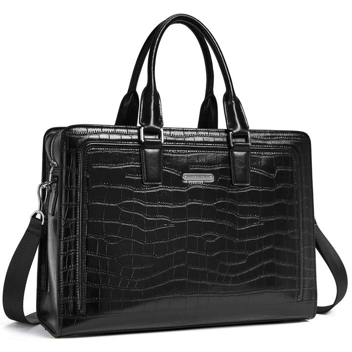 Carol Designer Briefcase For Women — Italian Leather