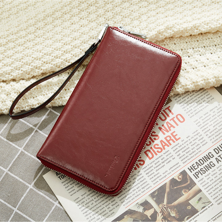 Rozenn Wallets with Wristlet Clutch