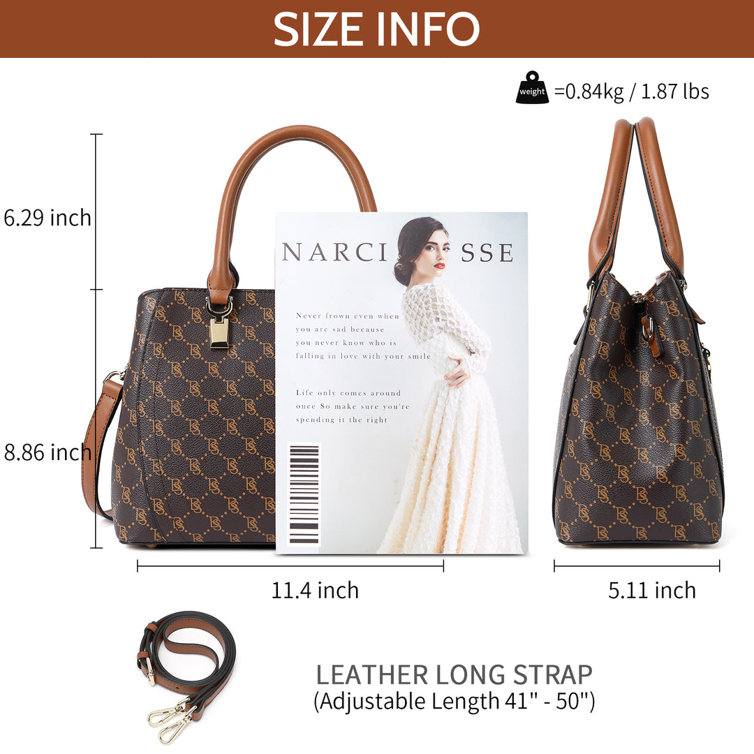 BOSTANTEN Damen Lederhandtasche Designer Henkeltasche Umhängetasche Schultertasche 