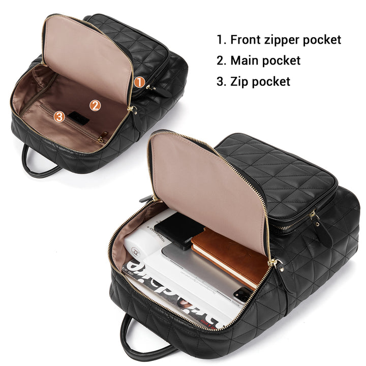 Minoru Leather Mini Backpack— Casual - BOSTANTEN