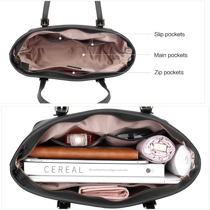 BOSTANTEN Women Handbag Genuine Leather Tote Bag Shoulder Purses - BOSTANTEN