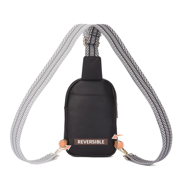 Arrio Reversible Strap Women's Leather Leather Sling Bag