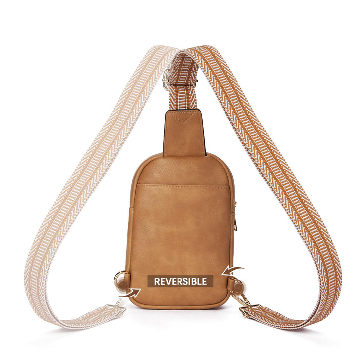 Arrio Reversible Strap Women's Leather Leather Sling Bag