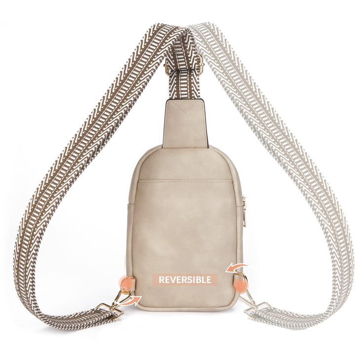 Arrio Reversible Strap Women's Leather Leather Sling Bag