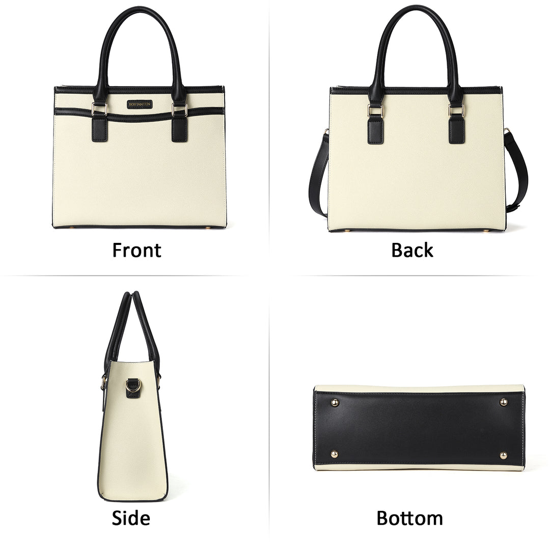 BOSTANTEN Womens Handbags Designer Leather Satchel Purses Fashion Ladies Top Handle Tote Bags - BOSTANTEN