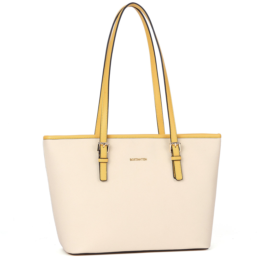 BOSTANTEN Women Handbag Genuine Leather Tote Bag Shoulder Purses - BOSTANTEN