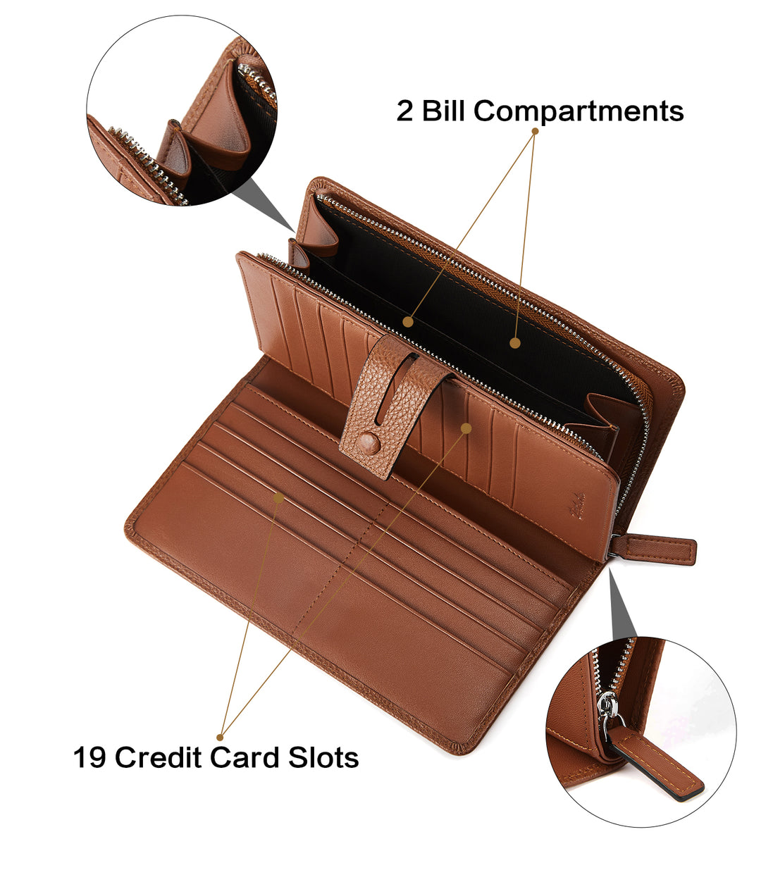 Lnna Checkbook Wallet Cash Cluth Purses —— Superstar - BOSTANTEN