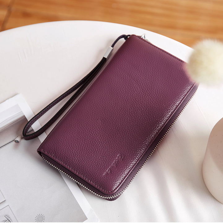Rozenn Wallets With Checkbook Holder —— Zipper - BOSTANTEN