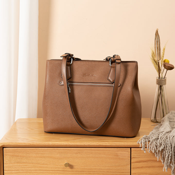 BOSTANTEN Women Handbag Genuine Leather Shoulder Bag Soft Designer Top Handle Purses - BOSTANTEN