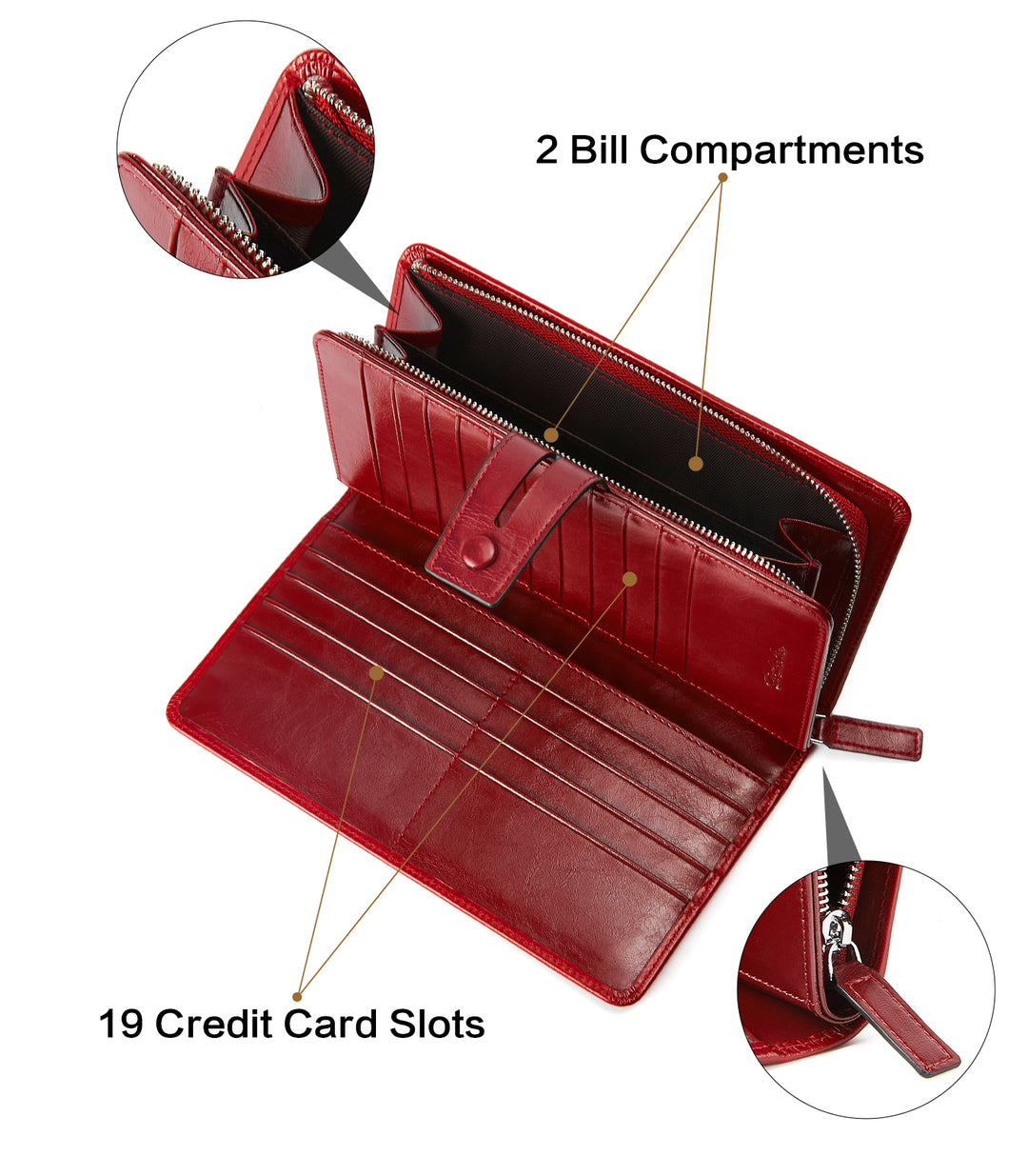 Lnna Checkbook RFID Wallet Cash Clutch Purses —— Superstar