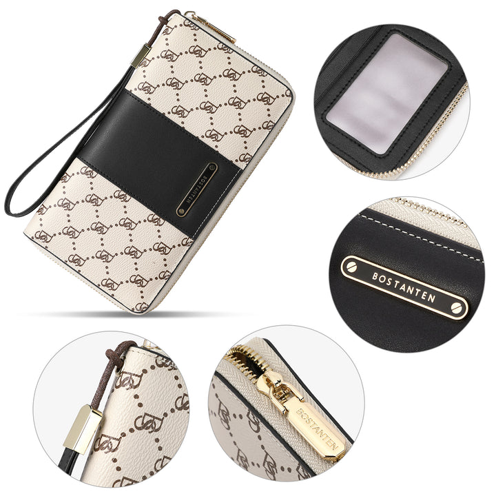 Savill Clutch Wristlet Wallet — Elegant Patterns - BOSTANTEN