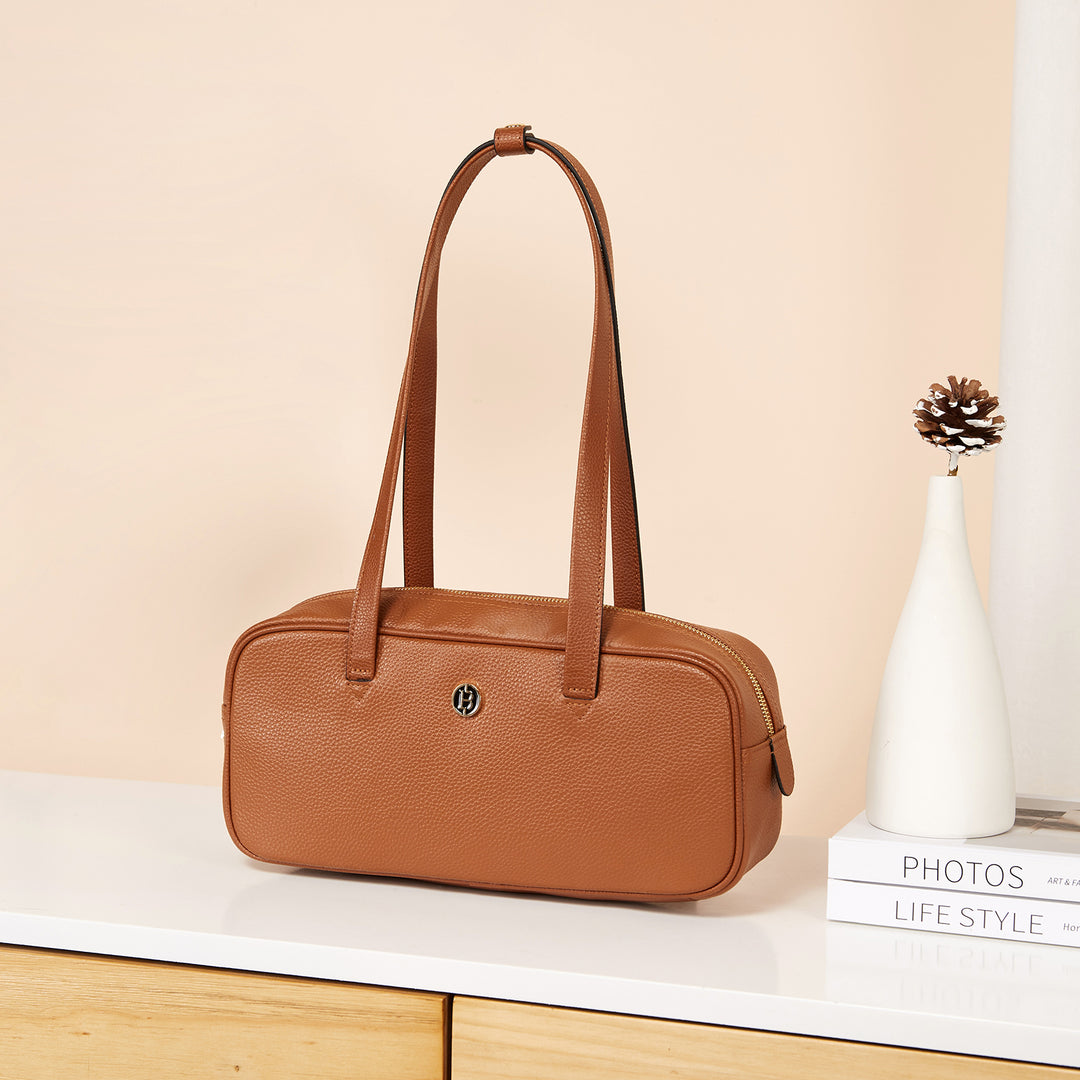 BOSTANTEN Women Satchel Handbags Designer Shoulder Bags Genuine Leather Top Handle Purses - BOSTANTEN