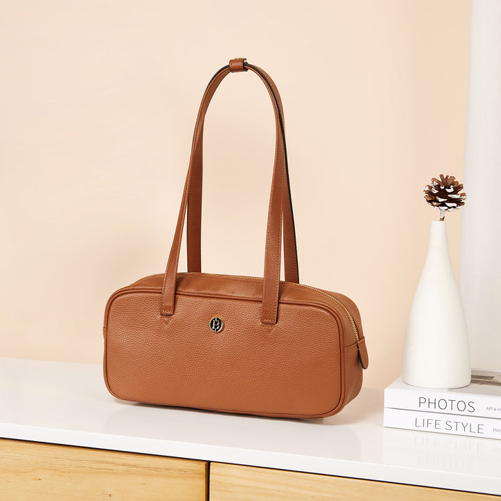 BOSTANTEN Women Satchel Handbags Designer Shoulder Bags Genuine Leather Top Handle Purses - BOSTANTEN