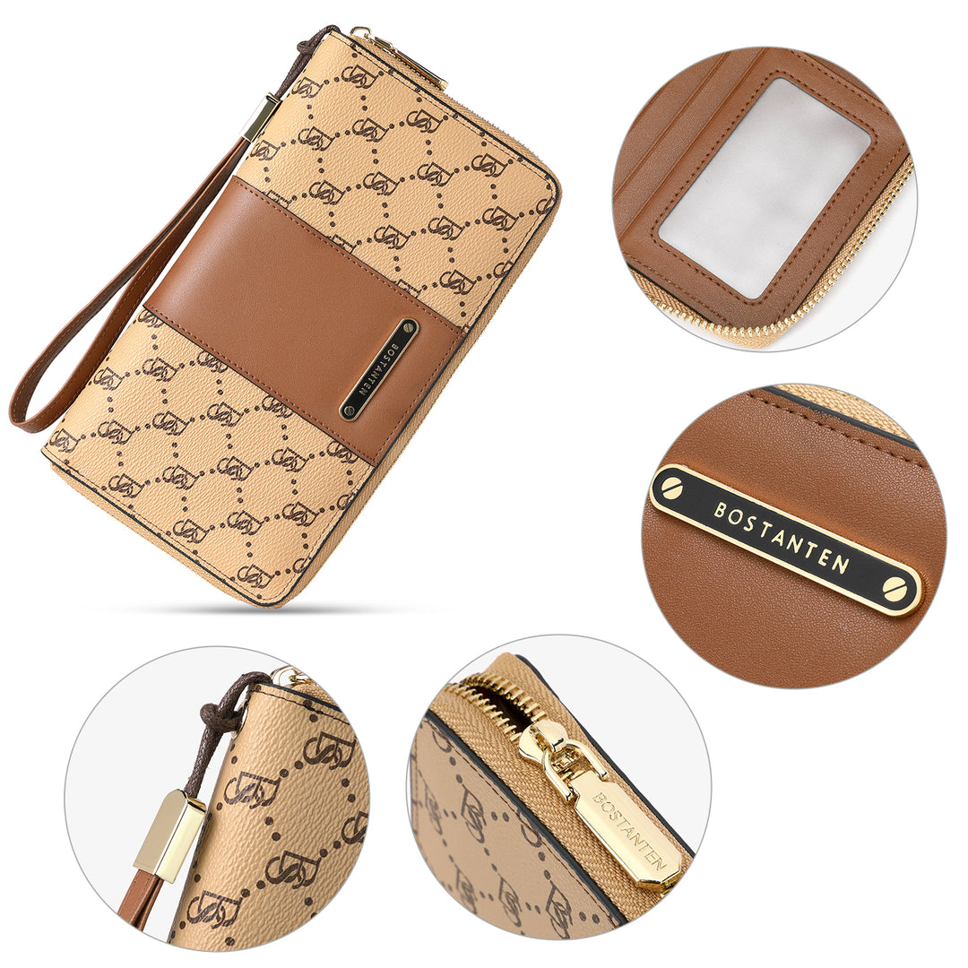Savill Clutch Wristlet Wallet — Elegant Patterns - BOSTANTEN