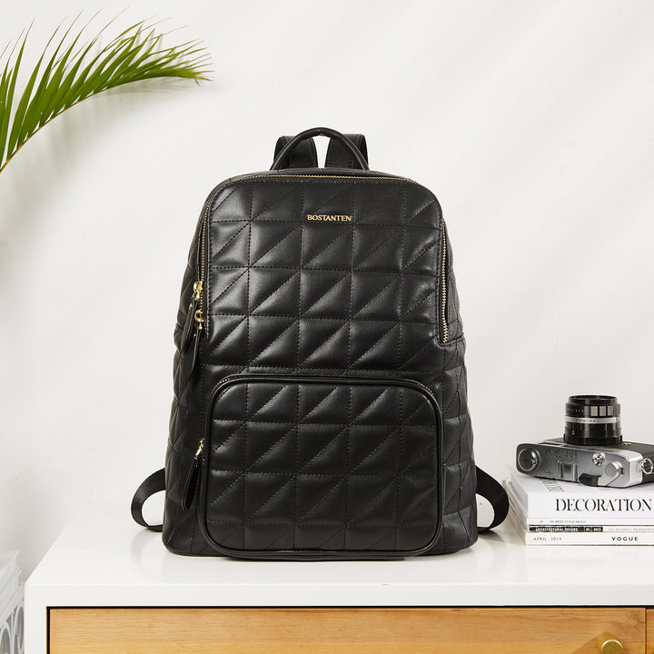 Minoru Leather Mini Backpack— Casual - BOSTANTEN