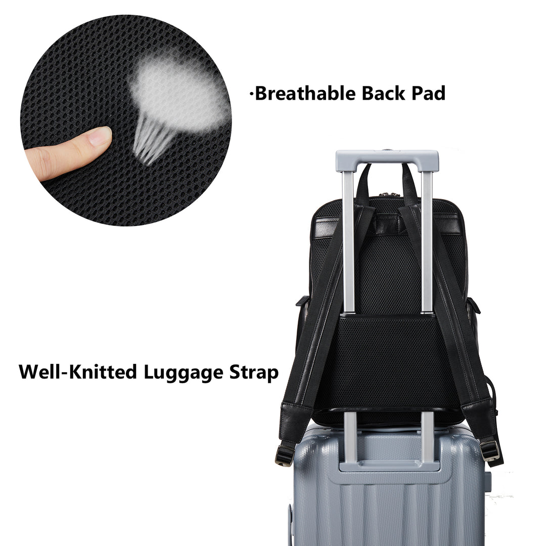 Versatile Men's Large Laptop Backpack for Travel and Business - Fits 15.6 inch Computers