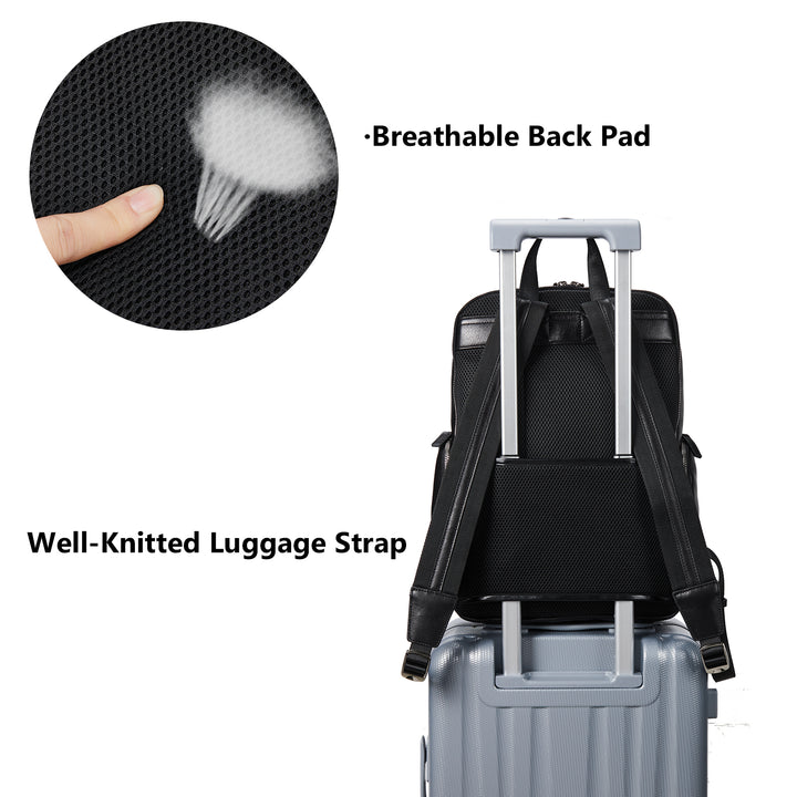 Versatile Men's Large Laptop Backpack for Travel and Business - Fits 15.6 inch Computers
