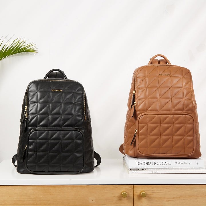 Minoru Leather Mini Backpack— Casual - BOSTANTEN