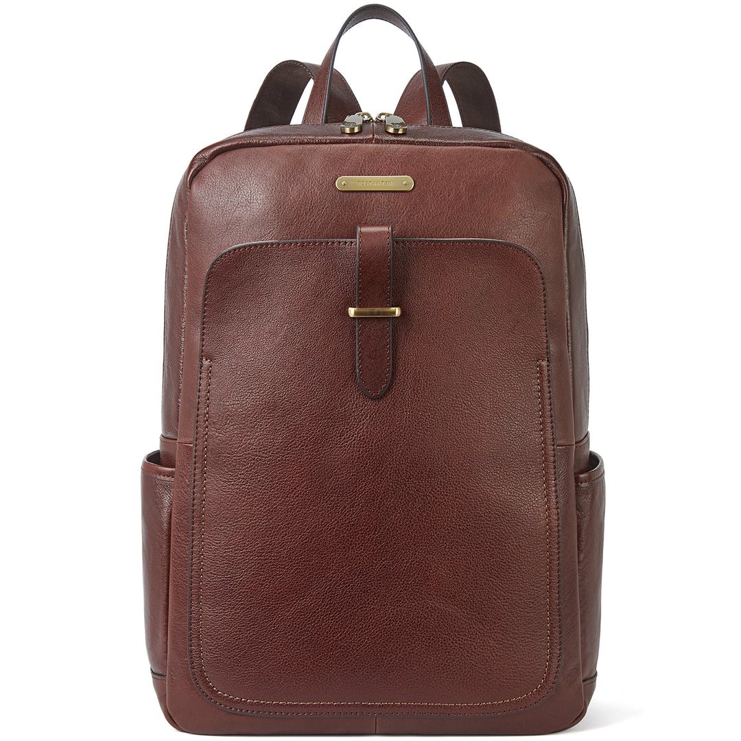 Minoru Women's Leather Business Laptop Backpack —— Full Grain - BOSTANTEN
