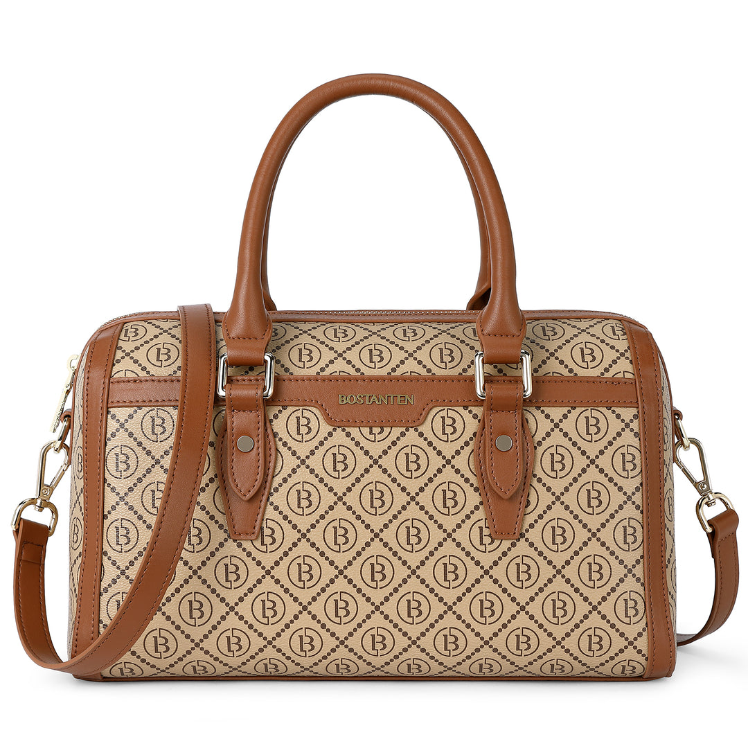 BOSTANTEN Womens Handbags Genuine Leather Designer Tote Bag Ladies Top Handle Crossbody Purse - BOSTANTEN