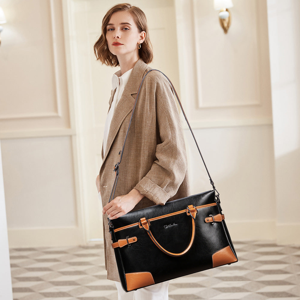 Machk Women Briefcase Bag — TOP 1 - BOSTANTEN