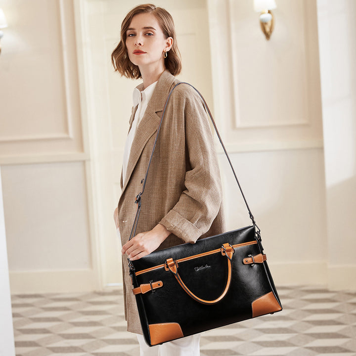Machk Women Briefcase Bag — TOP 1 - BOSTANTEN
