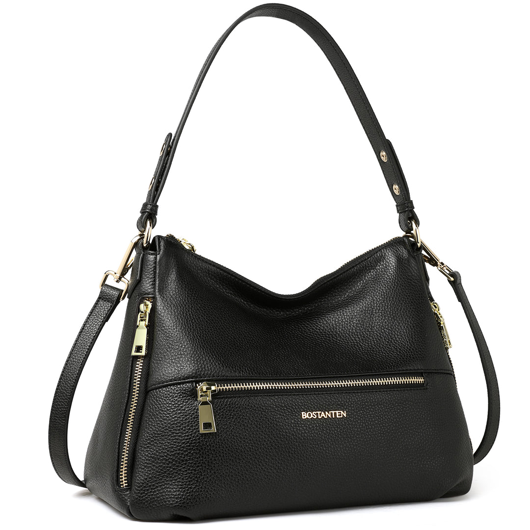 BOSTANTEN Women Handbags Leather Concealed Carry Purses And Handbags for Women Handgun Crossbody Hobo Bags - BOSTANTEN