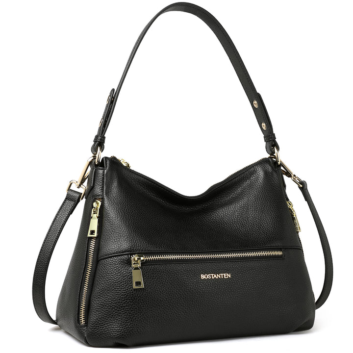 BOSTANTEN Women Handbags Leather Concealed Carry Purses And Handbags for Women Handgun Crossbody Hobo Bags - BOSTANTEN