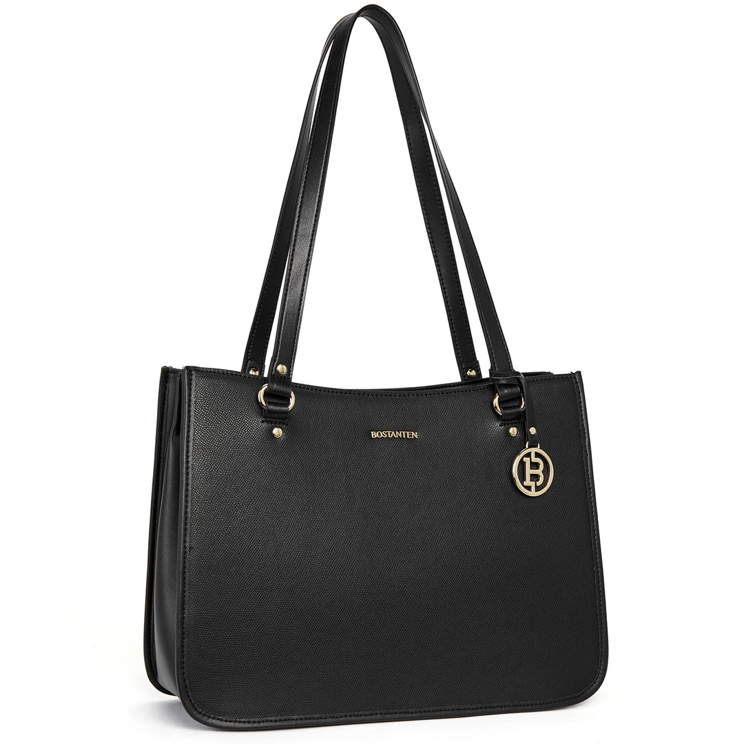 BOSTANTEN Leather Handbags Deigner Tote Bag Women Top-Handle Satchel Purses Shoulder Bags - BOSTANTEN