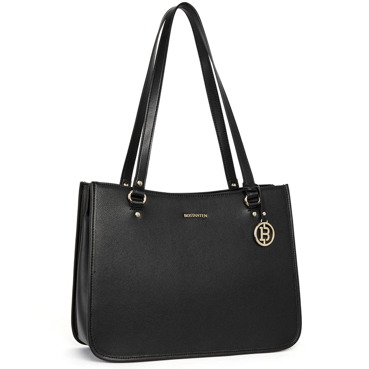 BOSTANTEN Leather Handbags Deigner Tote Bag Women Top-Handle Satchel Purses Shoulder Bags - BOSTANTEN