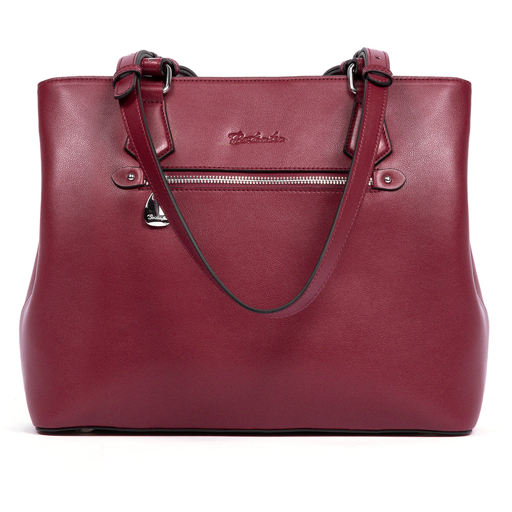 BOSTANTEN Women Handbag Genuine Leather Shoulder Bag Soft Designer Top Handle Purses - BOSTANTEN