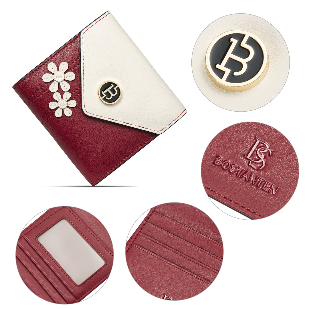 Rozenn Western Checkbook Wallet —— Elegant Patterns - BOSTANTEN