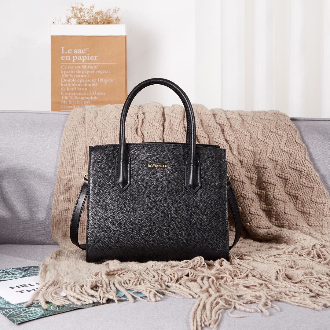 Machk Genuine Leather Tote Bag  — Handle Shoulder - BOSTANTEN