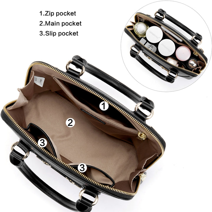 BOSTANTEN Women Crossbody Bags for Women Genuine Leather Designer Trendy Women Purses Small Ladies Shoulder Handbags - BOSTANTEN