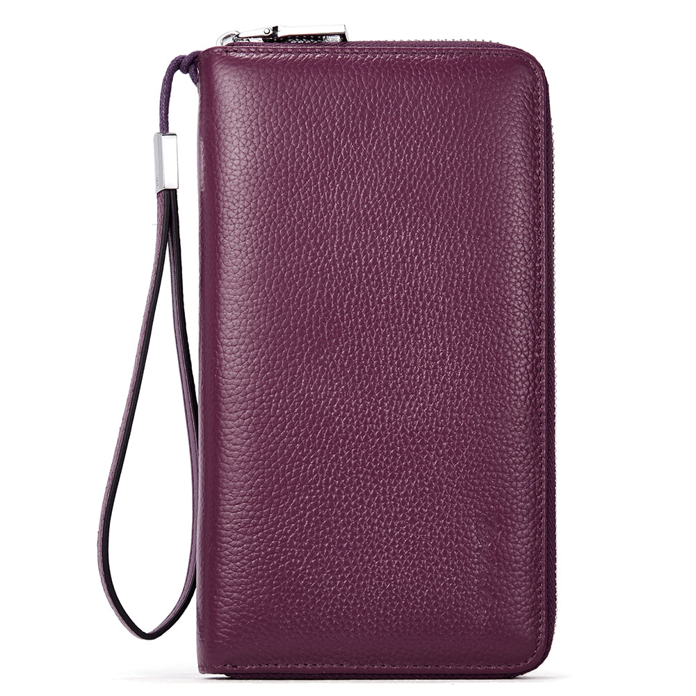 Rozenn Wallets With Checkbook Holder —— Zipper - BOSTANTEN