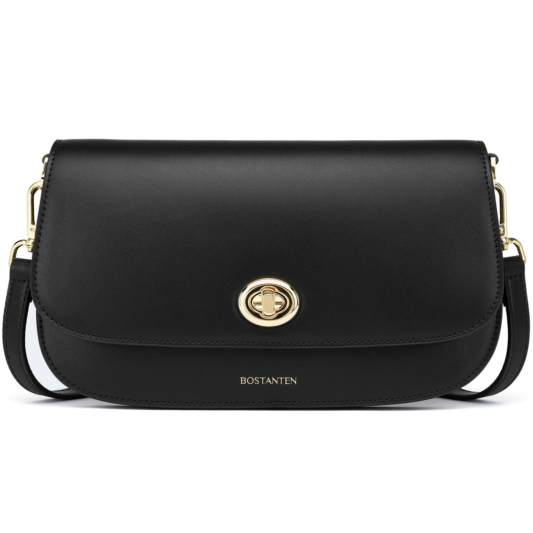 BOSTANTEN Small Crossbody Bag for Women Leather Top-handle Handbag Designer Shouldr Purse - BOSTANTEN