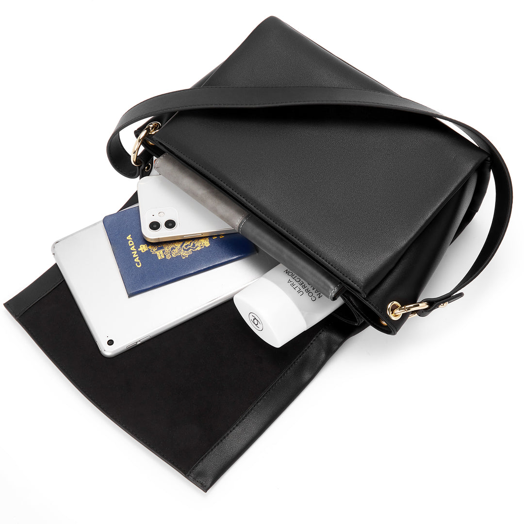 BOSTANTEN Womens Leather Crossbody Bags Designer Handbag Medium Trendy Shoulder Bag Purse - BOSTANTEN