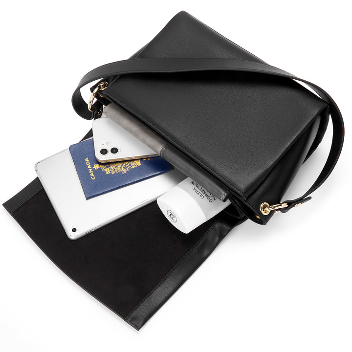 BOSTANTEN Womens Leather Crossbody Bags Designer Handbag Medium Trendy Shoulder Bag Purse - BOSTANTEN