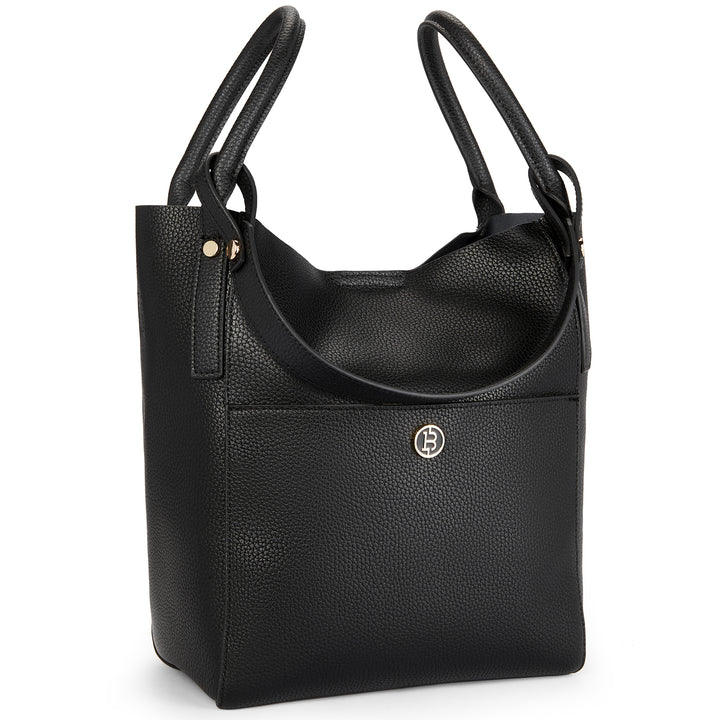 BOSTANTEN Women Handbags Leather Purses Designer Hobo Bucket Tote Bags with Zipper Pouch - BOSTANTEN