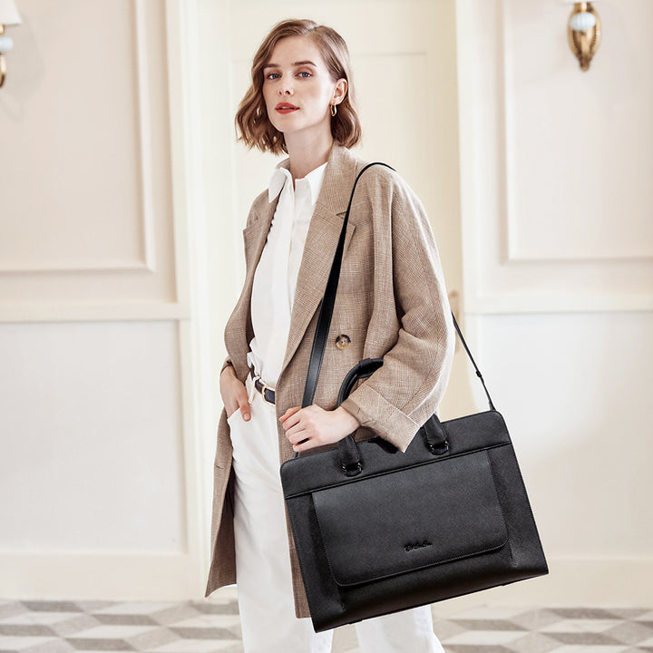 Mizuki Briefcase With Shoulder Strap — Security - BOSTANTEN