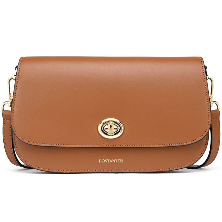BOSTANTEN Small Crossbody Bag for Women Leather Top-handle Handbag Designer Shouldr Purse - BOSTANTEN
