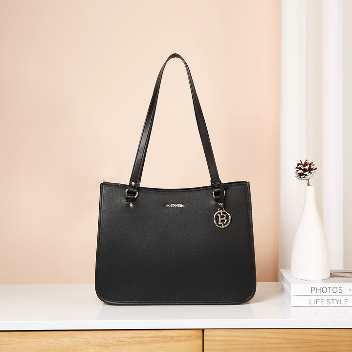 BOSTANTEN Leather Handbags Deigner Tote Bag Women Top-Handle Satchel Purses Shoulder Bags - BOSTANTEN