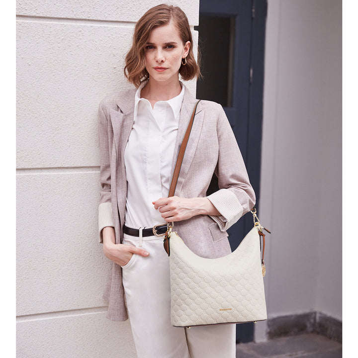 BOSTANTEN Leather Handbags for Women Soft Designer Shoulder Purses Ladies Fashion Crossbody Hobo Bags - BOSTANTEN