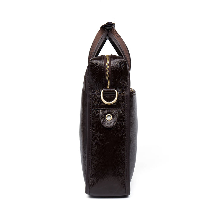 BOSTANTEN Leather Briefcase Handbag Messenger Business Bags for Men - BOSTANTEN
