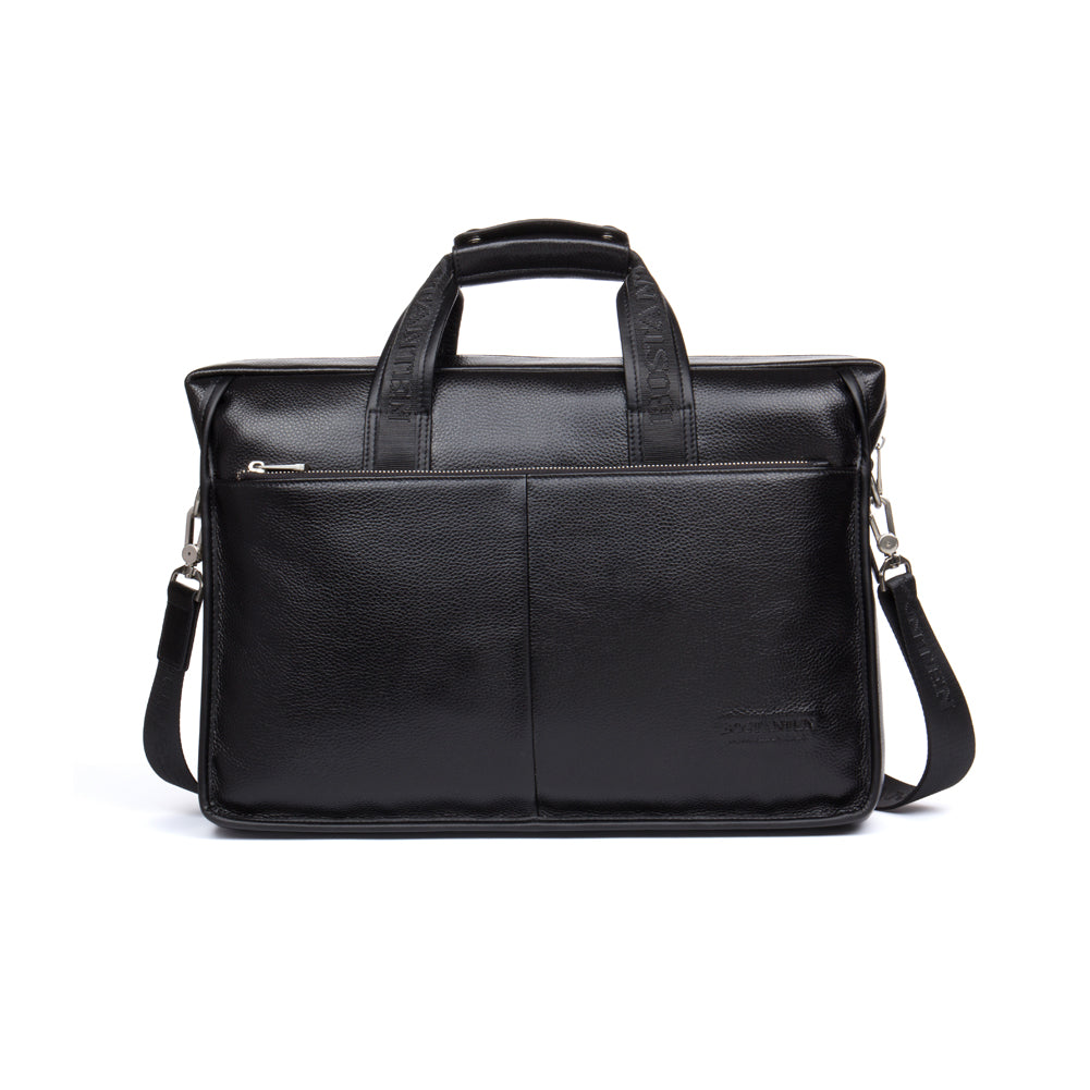 BOSTANTEN Leather Briefcase Handbag Messenger Business Bags for Men - BOSTANTEN